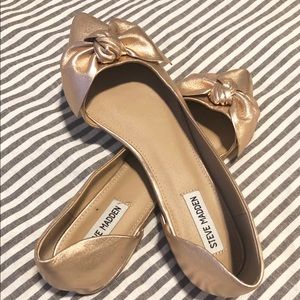 Steve Madden Rose Gold Flats Size 10M